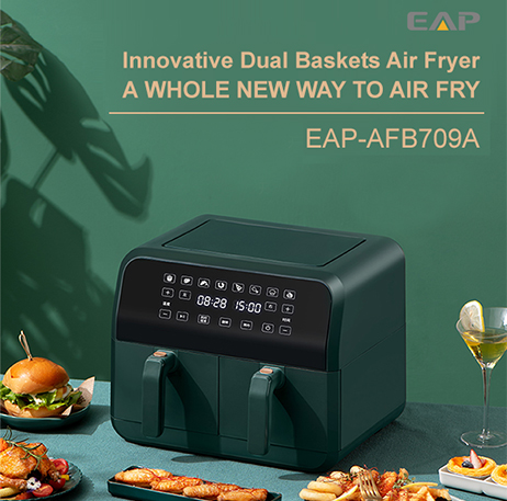 EAP New-arrival Air Fryer with Dual Basket