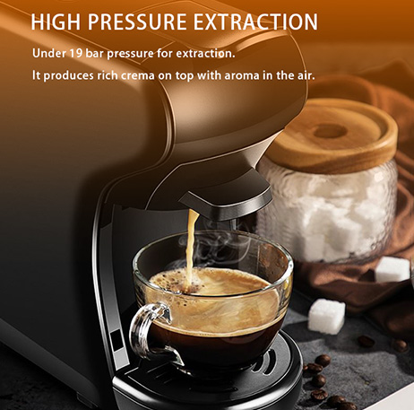 Innovative 19 Bar High Pressure Capsule Coffee Maker