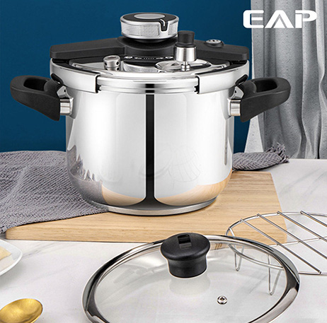 Stainless Steel 100Kpa high Pressure Cooker Set for 4L&6L Capacity