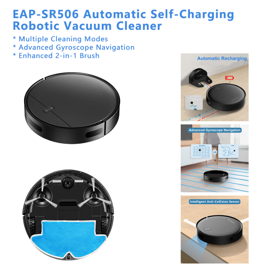 Automatic Self-Charging Robotic Vacuum Cleaner